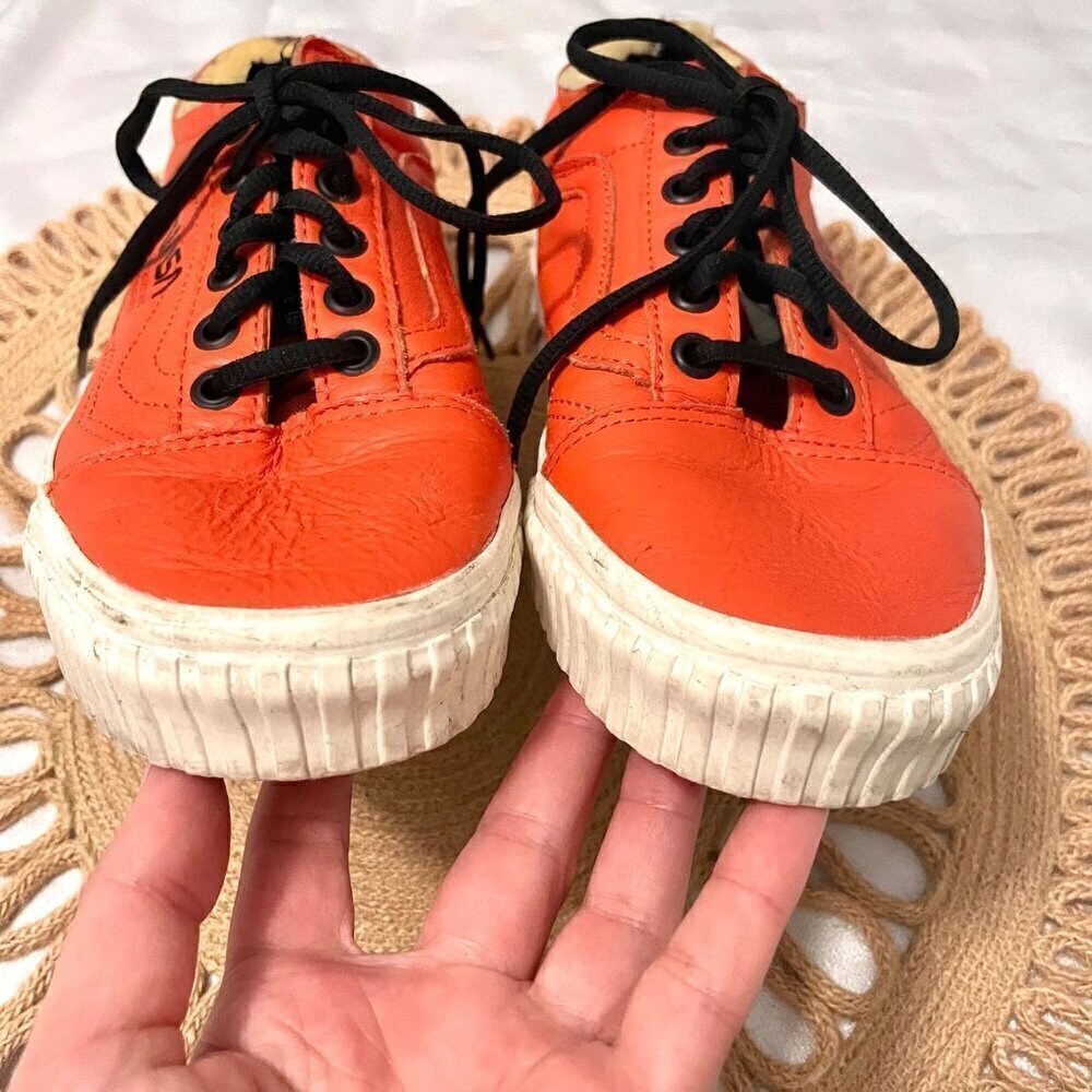 Vans Old Skool NASA Space Voyager Firecracker Orange Leather Men 6/ Women 7.5 - Picture 4 of 10